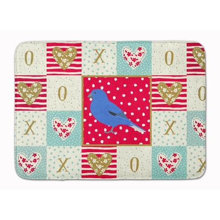 Carolines Treasures 19 x 27 in. Bunting Love Machine Washable Memory Foam Mat CK5510RUG